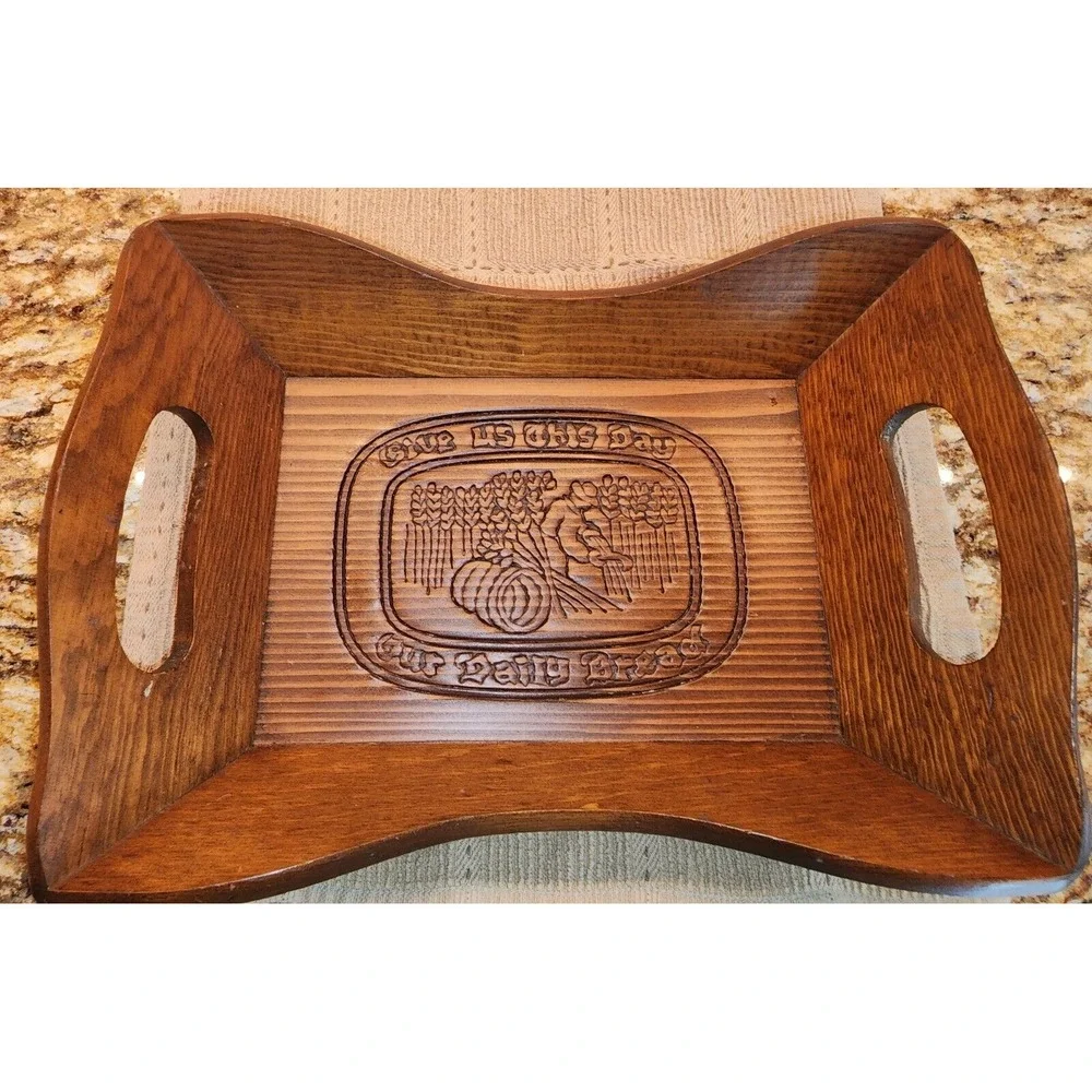 Wood Bread Tray 